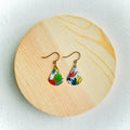 Vintage English Floral Earrings
